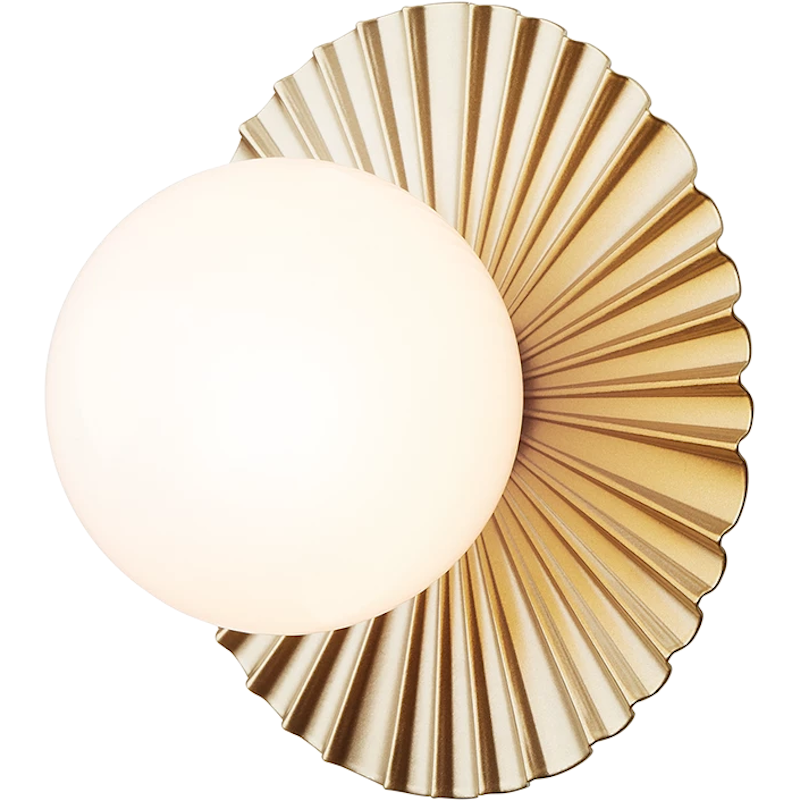 Liila Muuse Vegg-/Taklampe 200 mm, Nordic Gold / Opal