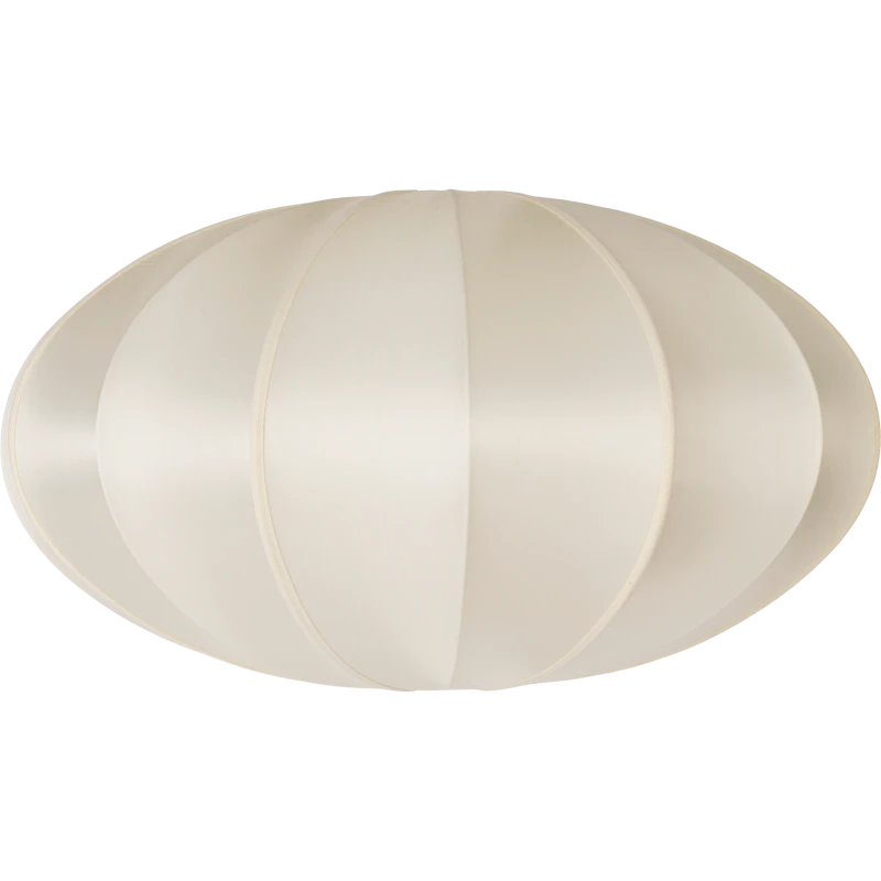 Indochina Lampeskjerm Pumpkin, Raw White
