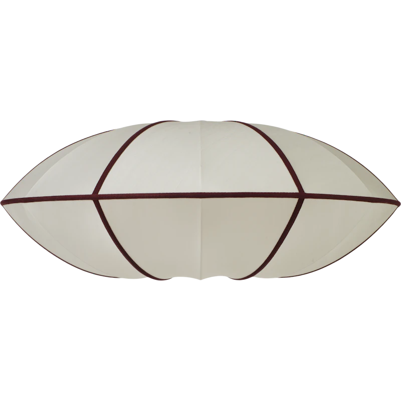 Indochina Lampeskjerm UFO, Off-white / Bordeaux