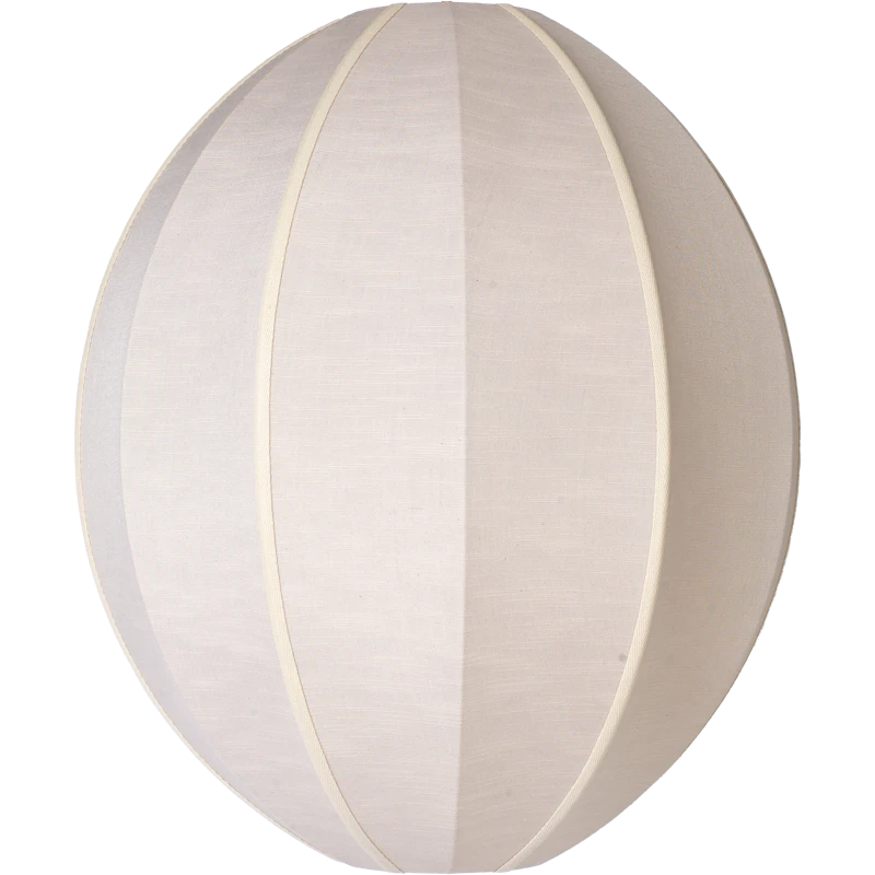 Indochina Lampeskjerm Oval Stor, Sand