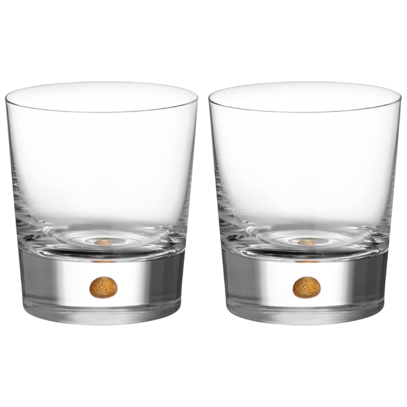 Intermezzo Whiskeyglass Double old fashioned 2-pk 40 cl, Gull