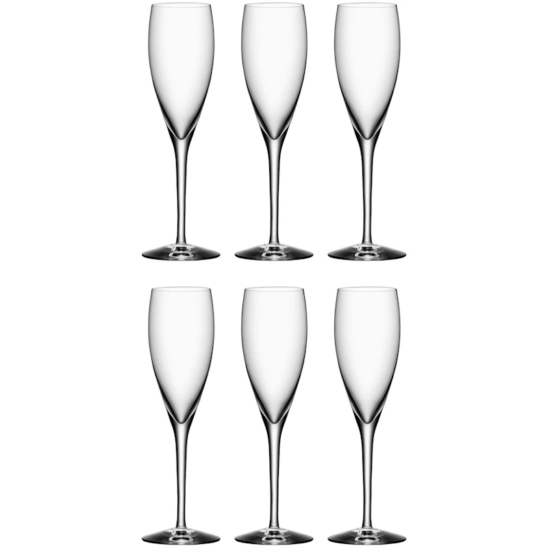 More Champagneglass 18 cl, 6-pk