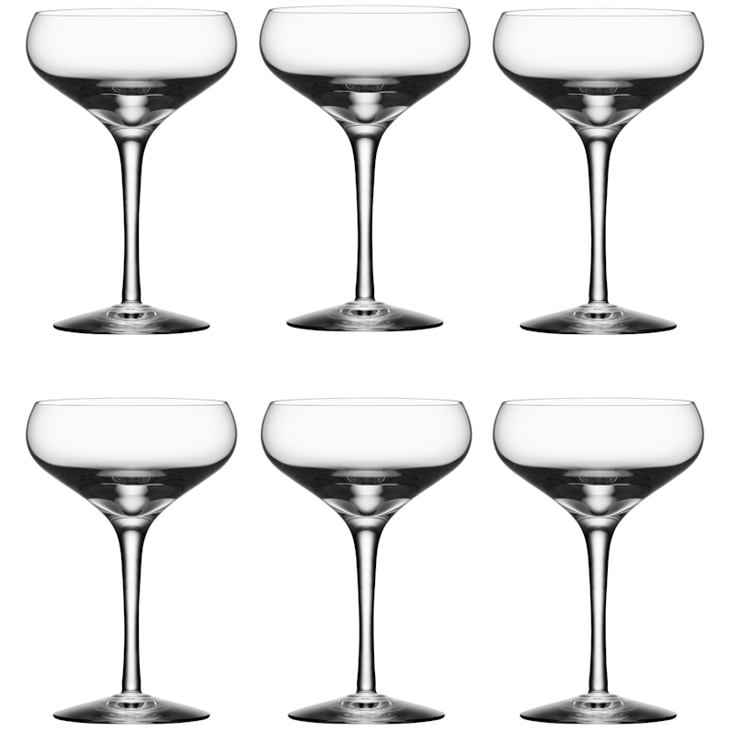 More Coupe Champagneglass 21 cl, 6-pk