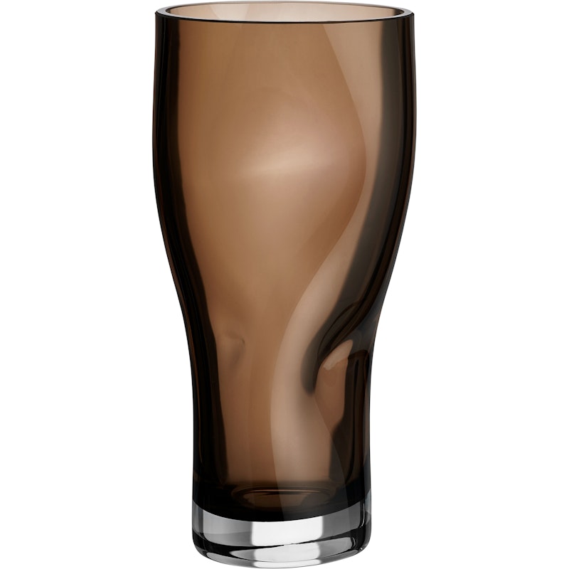 Squeeze Vase 23 cm, Smokey Brown