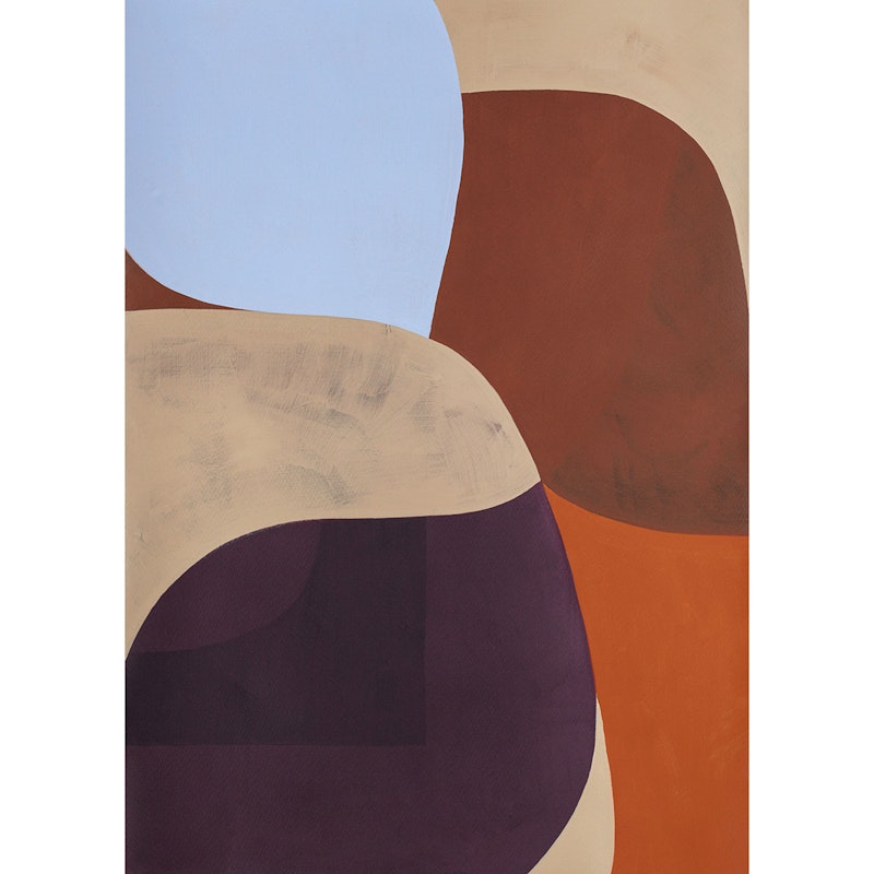 Painted Shapes 02 Plakat 70x100 cm