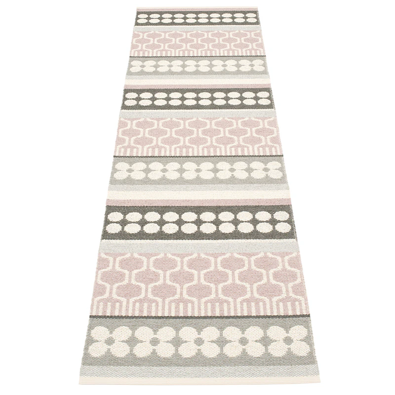 Asta Gulvteppe 70x270 cm, Pale Rose
