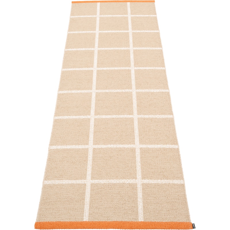Criss Plastmatte Beige / Vanilla / Pale Orange, 70x225 cm