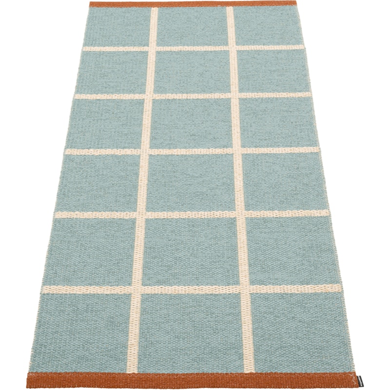 Criss Plastmatte Haze / Cream / Rust, 70x150 cm