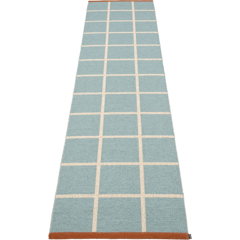 Criss Plastmatte Haze / Cream / Rust, 70x300 cm