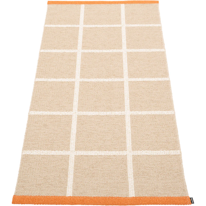 Criss Plastmatte Beige / Vanilla / Pale Orange, 70x150 cm