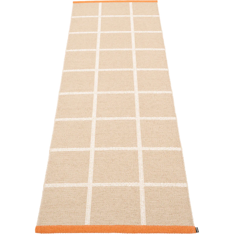Criss Plastmatte Beige / Vanilla / Pale Orange, 70x225 cm