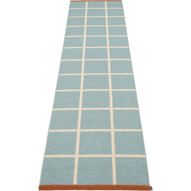 Criss Plastmatte Haze / Cream / Rust, 70x300 cm