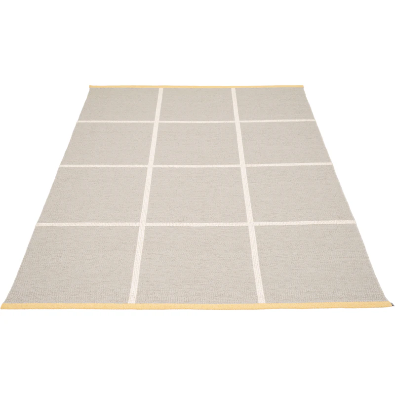 Criss Plastmatte Linen / Vanilla / Pale Yellow, 180x260 cm