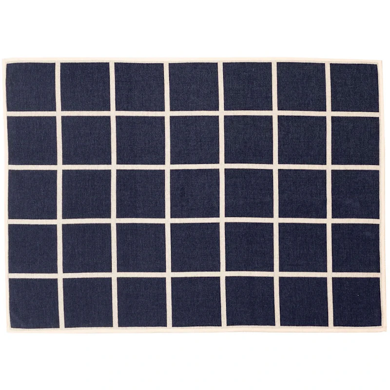Criss Teppe 140x200 cm, Mørkeblå