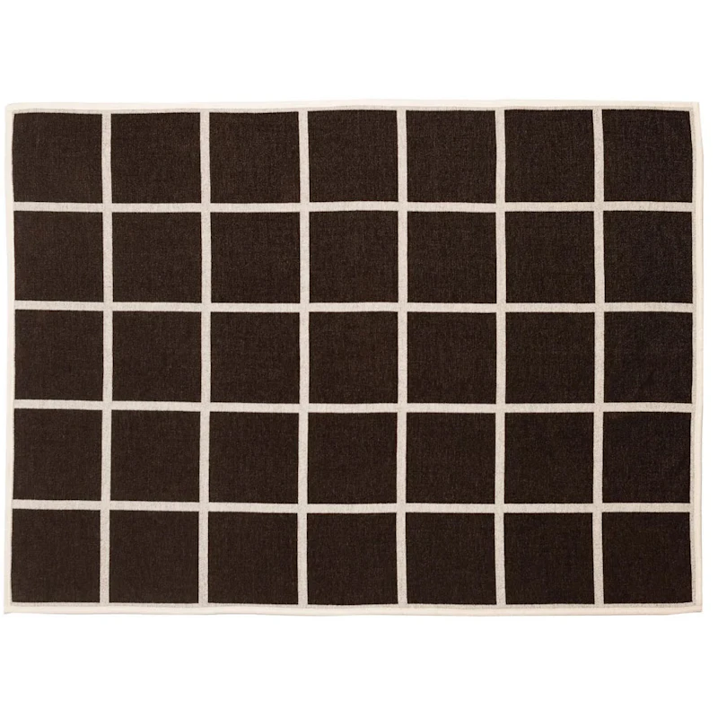 Criss Teppe 140x200 cm, Mørkebrun