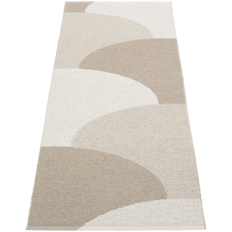 Hill Teppe 70x180 cm, Dark Linen / Linen / Fossil Grey