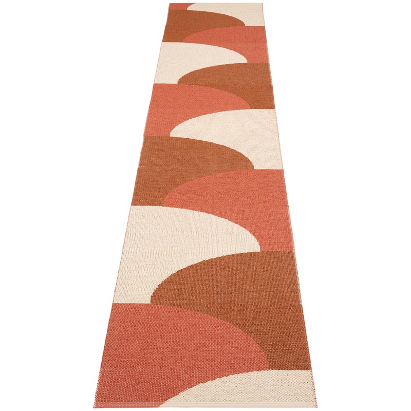 Hill Teppe 70x360 cm, Brick / Rust / Cream