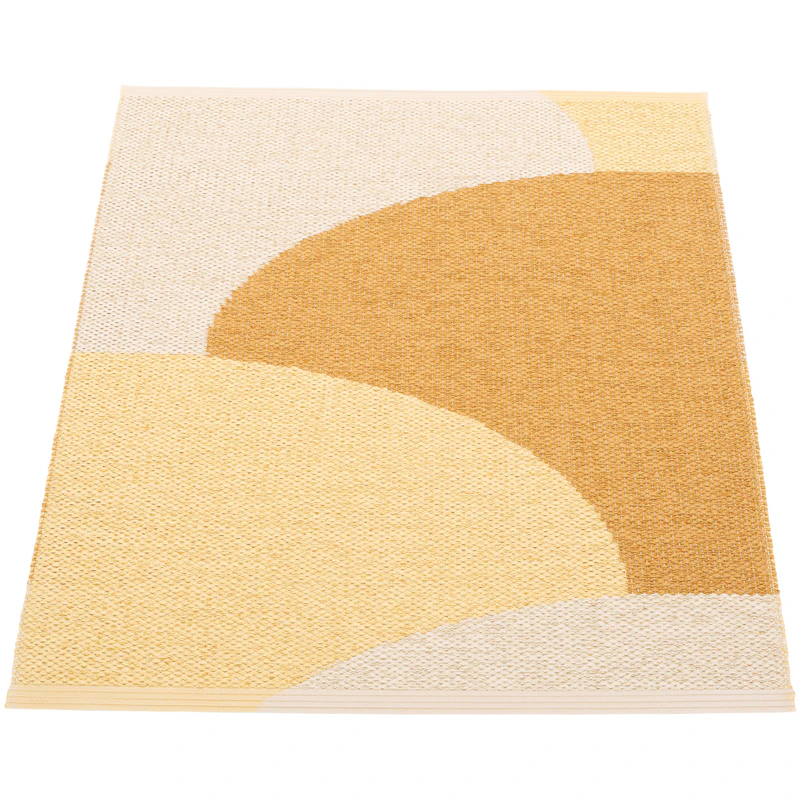 Hill Teppe 70x90 cm, Ochre / Pale Yellow / Cream