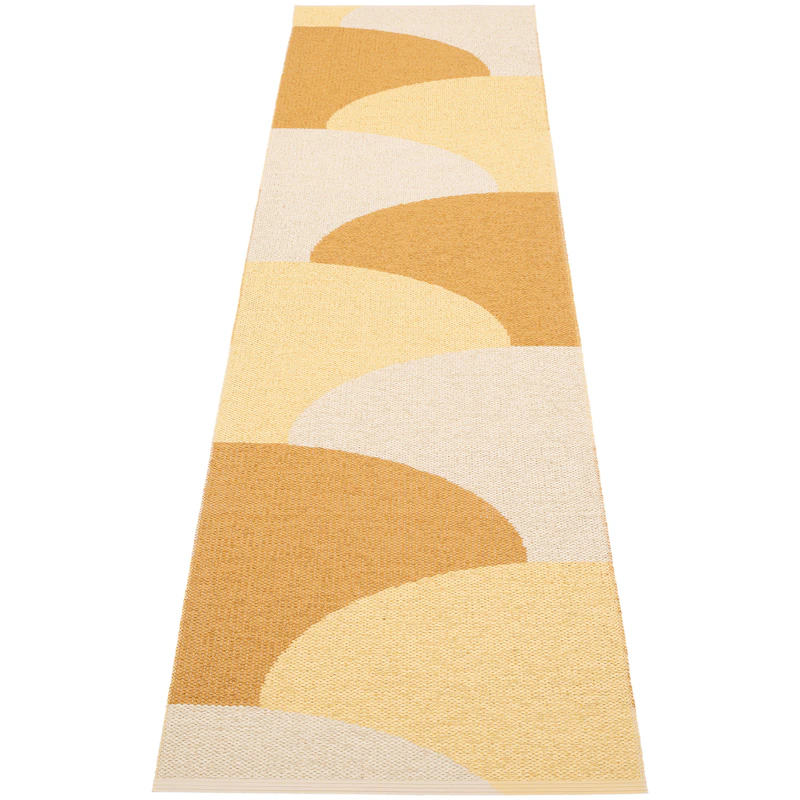 Hill Teppe 70x270 cm, Ochre / Pale Yellow / Cream