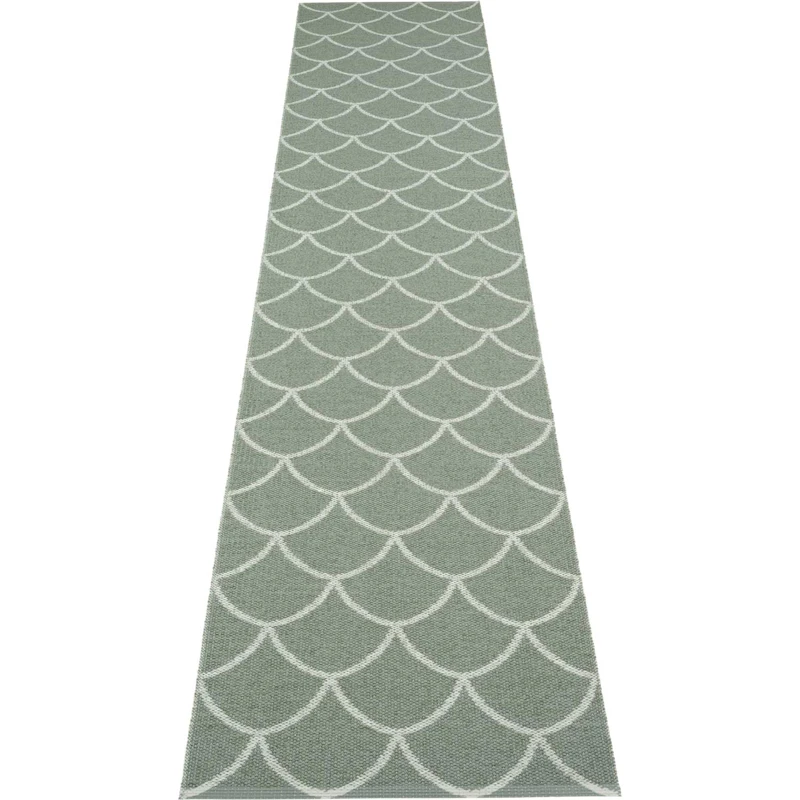 Kotte Teppe Army/ Sage, 70x375 cm