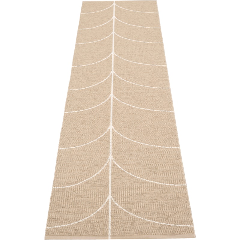 Leif Plastmatte Light Nougat / Vanilla, 70x270 cm