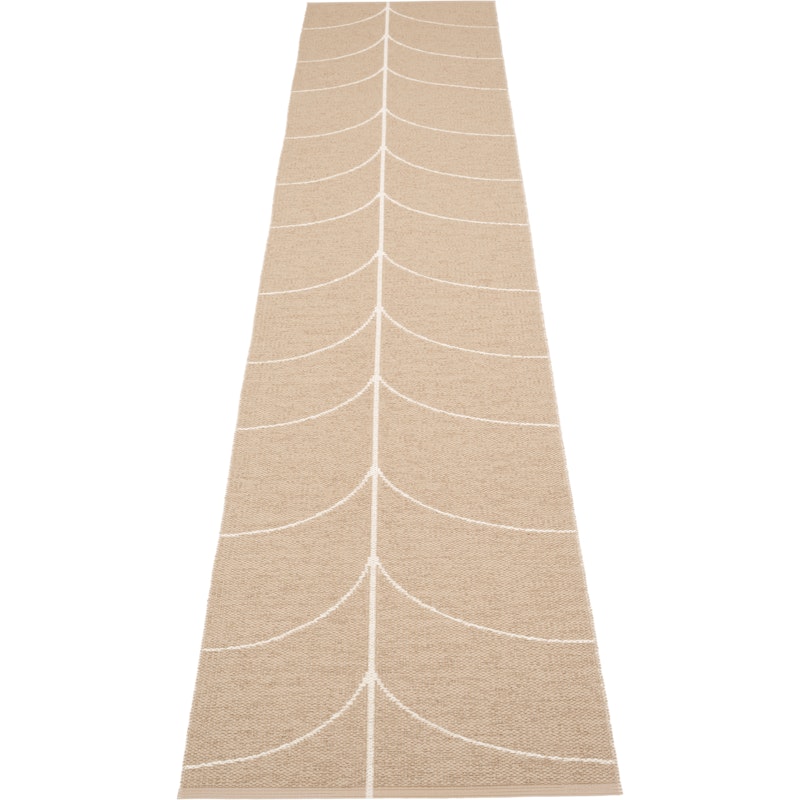 Leif Plastmatte Light Nougat / Vanilla, 70x360 cm