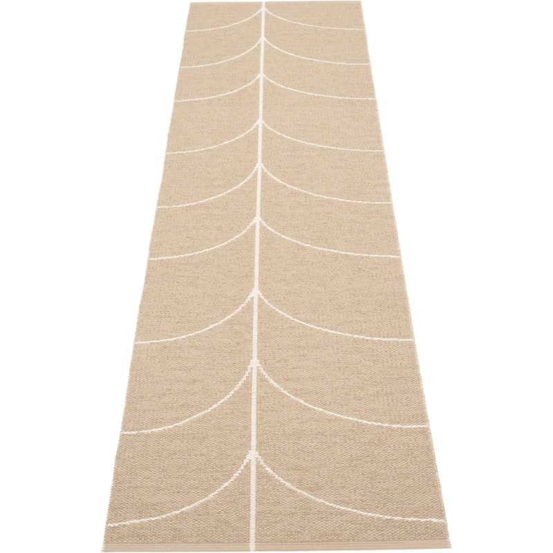 Leif Plastmatte Light Nougat / Vanilla, 70x270 cm