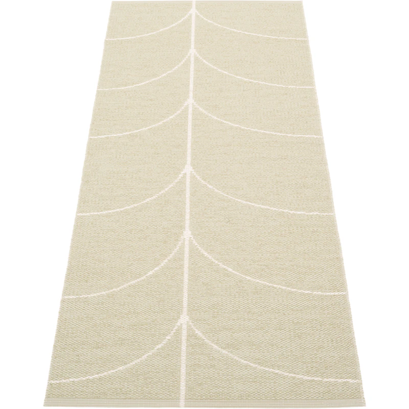 Leif Plastmatte Seagrass / Vanilla, 70x180 cm