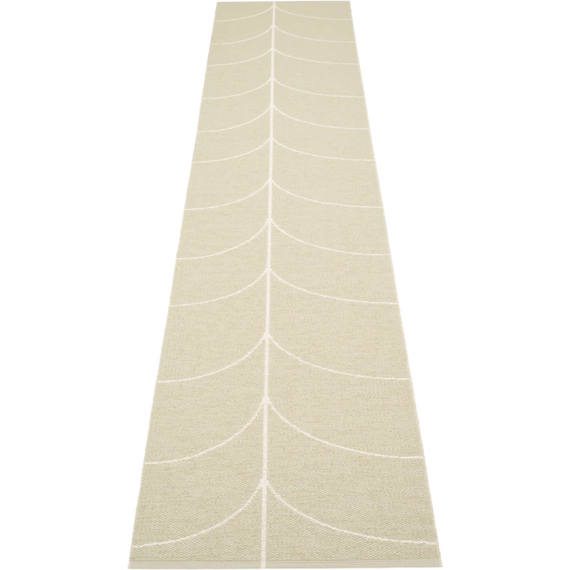Leif Plastmatte Seagrass / Vanilla, 70x360 cm