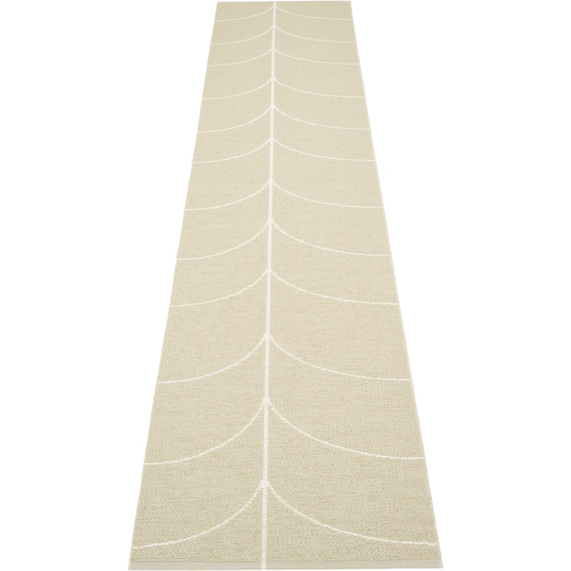 Leif Plastmatte Seagrass / Vanilla, 70x360 cm