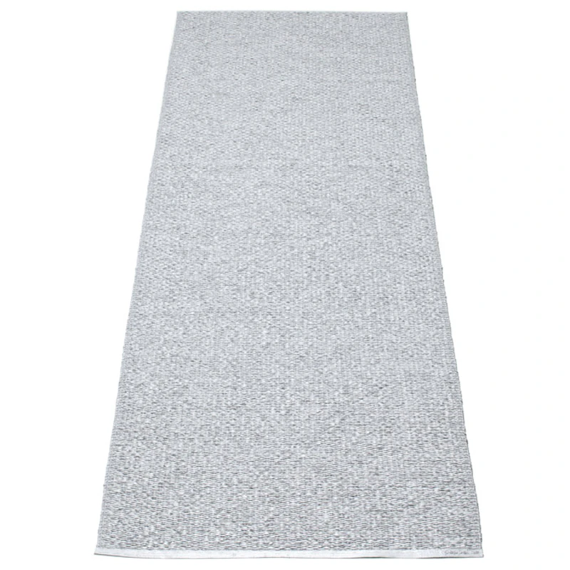 Svea Gulvteppe Metallic Grey/Light Grey, 70x160 cm