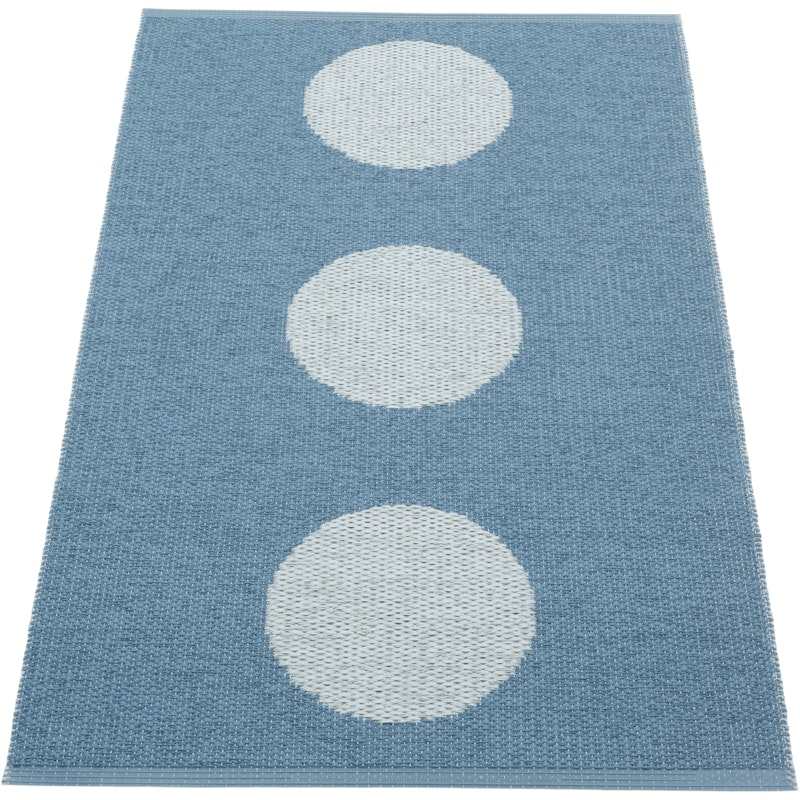 Vera Pop Teppe 70x120 cm, River Blue / Blue Fog