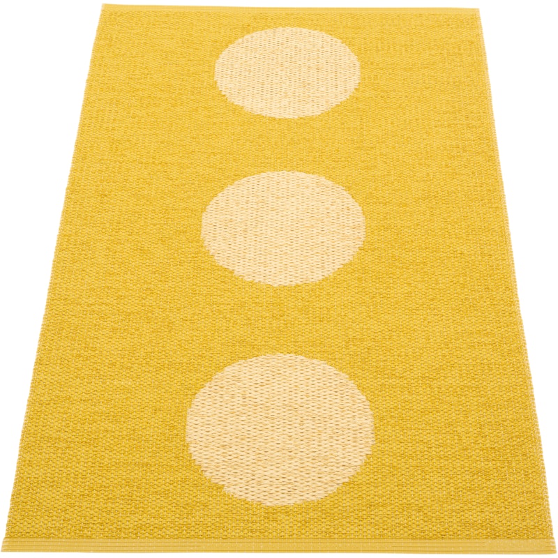 Vera Pop Teppe 70x120 cm, Mustard / Pale Yellow