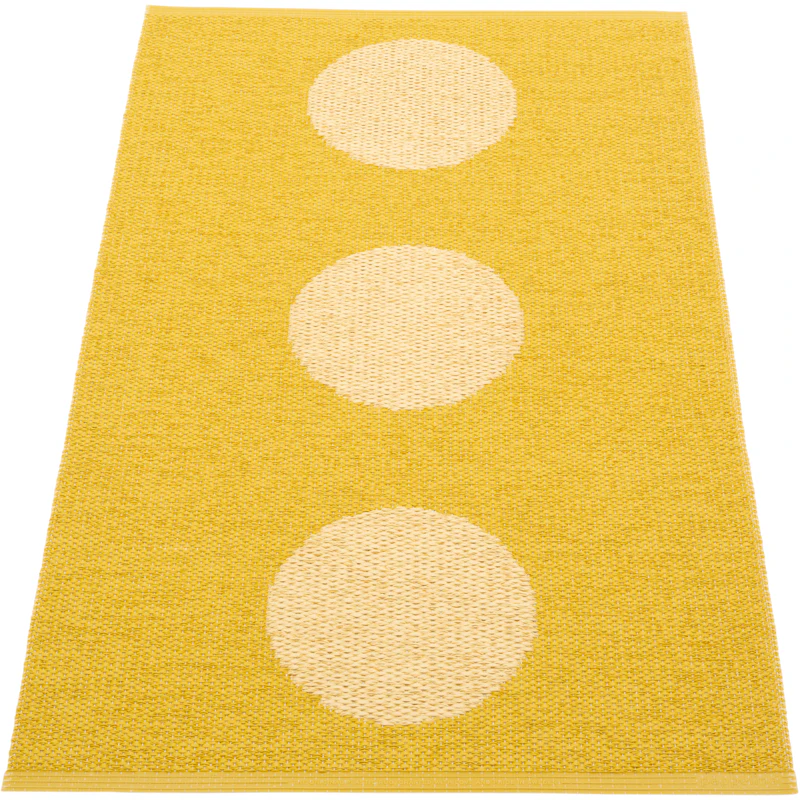 Vera Pop Teppe 70x120 cm, Mustard / Pale Yellow