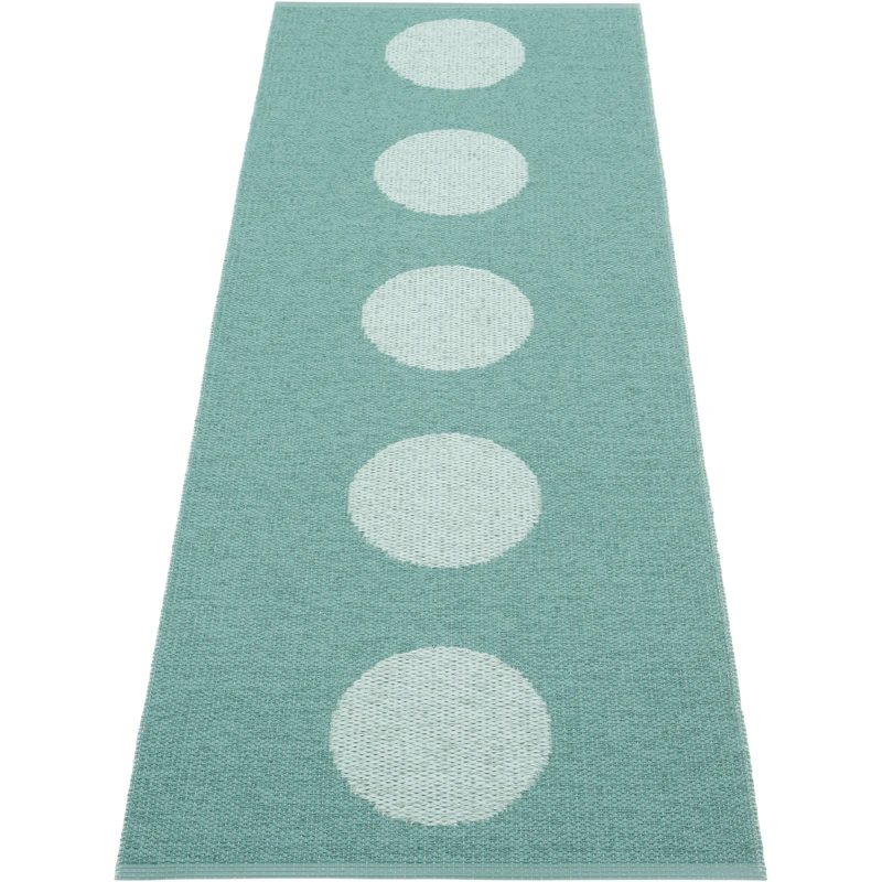 Vera Pop Teppe 70x200 cm, Jade / Pale Turquoise