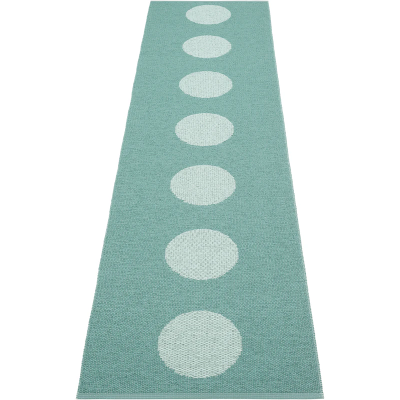 Vera Pop Teppe 70x280 cm, Jade / Pale Turquoise