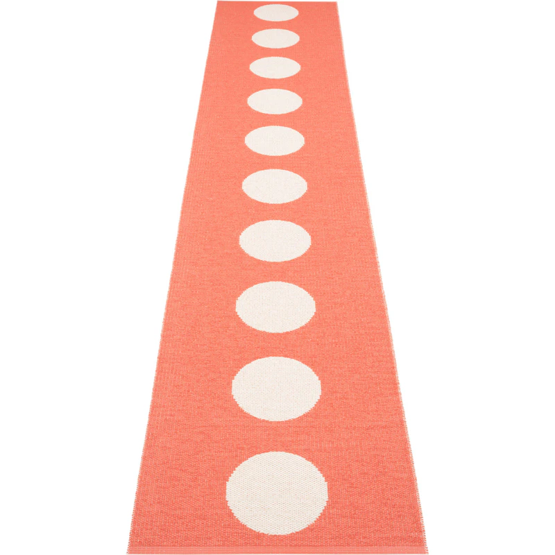 Vera Teppe Flamingo / Vanilla, 70x375 cm