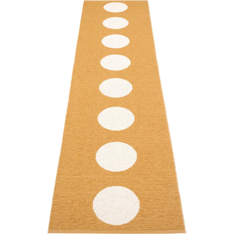 Vera Teppe Ochre/ Vanilla, 70x300 cm