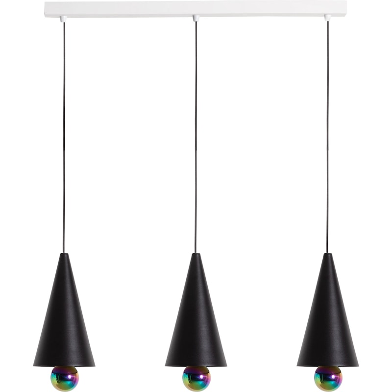 Cherry LED Pendel 3 Pendeler, Svart