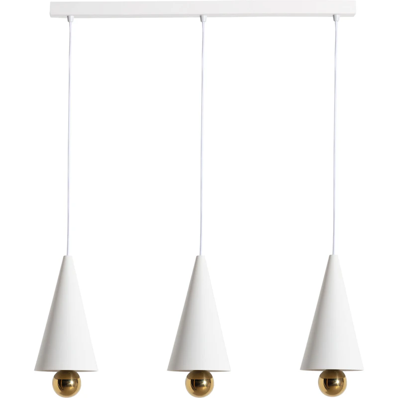 Cherry LED Pendel 3 Pendeler, Hvit