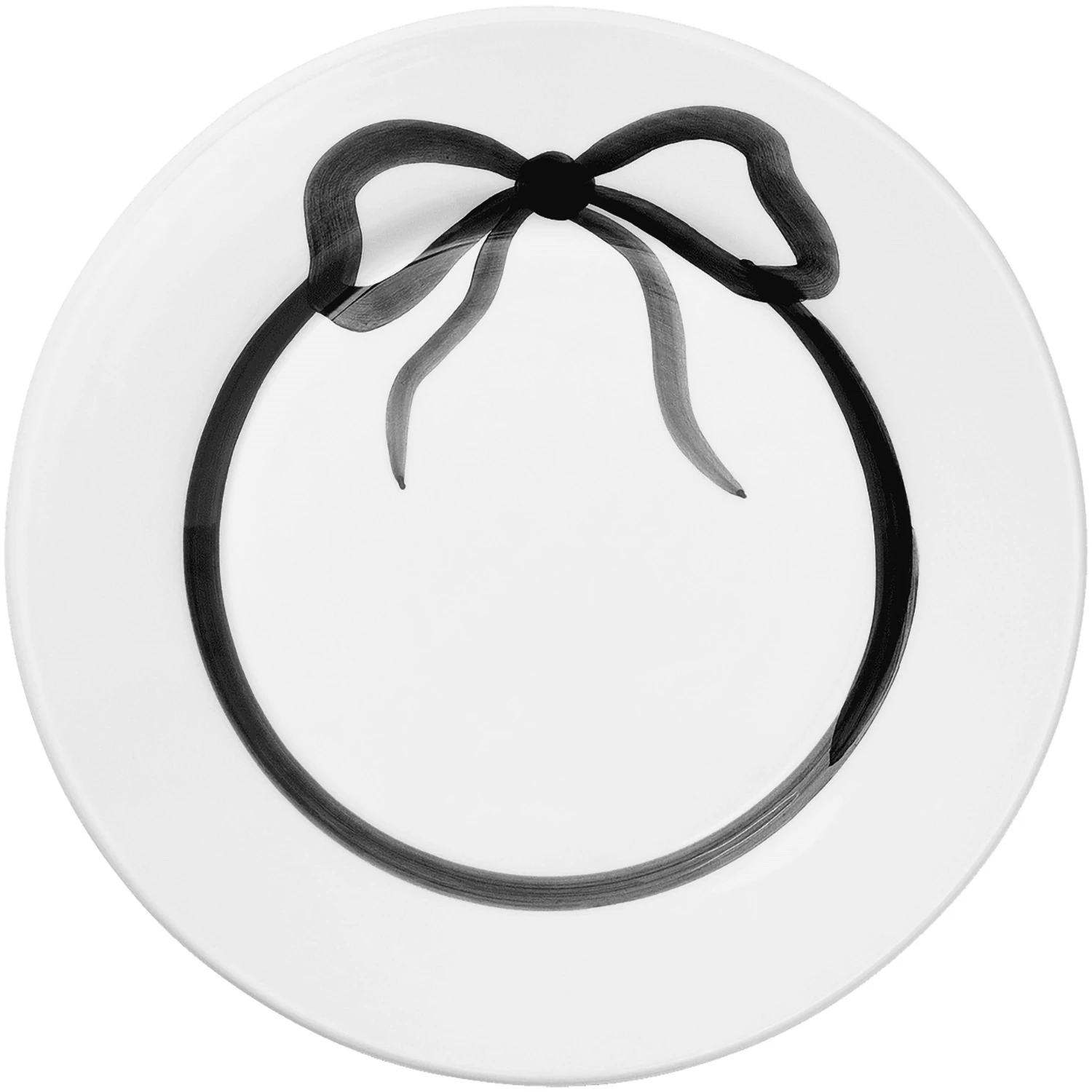 Bow Tallerken 28 cm, Sort