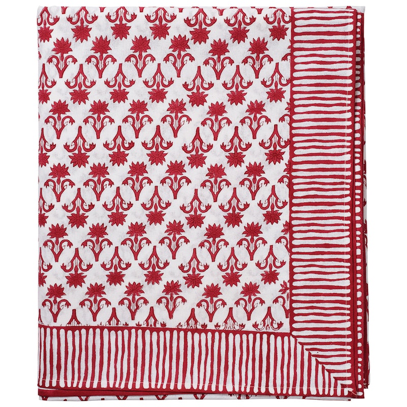 Lily Duk 150x250 cm, Vinrød