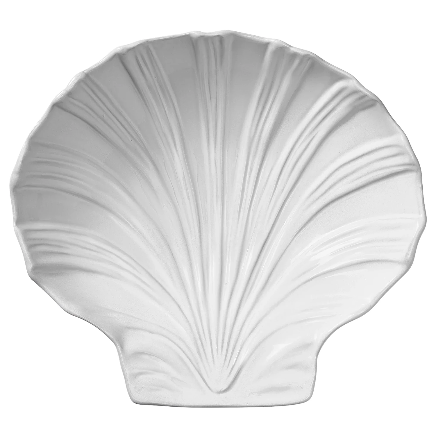 Shell Sk&aring;l Large, Hvit