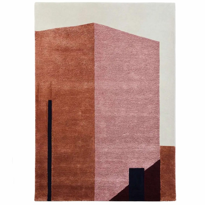 Arqui 1 Teppe 170x240 cm, Rød/Peach