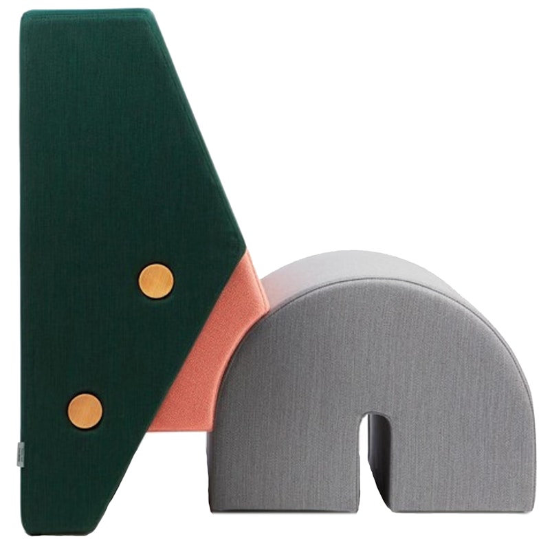 Keystone Lenestol Grønn / Grå / Rosa