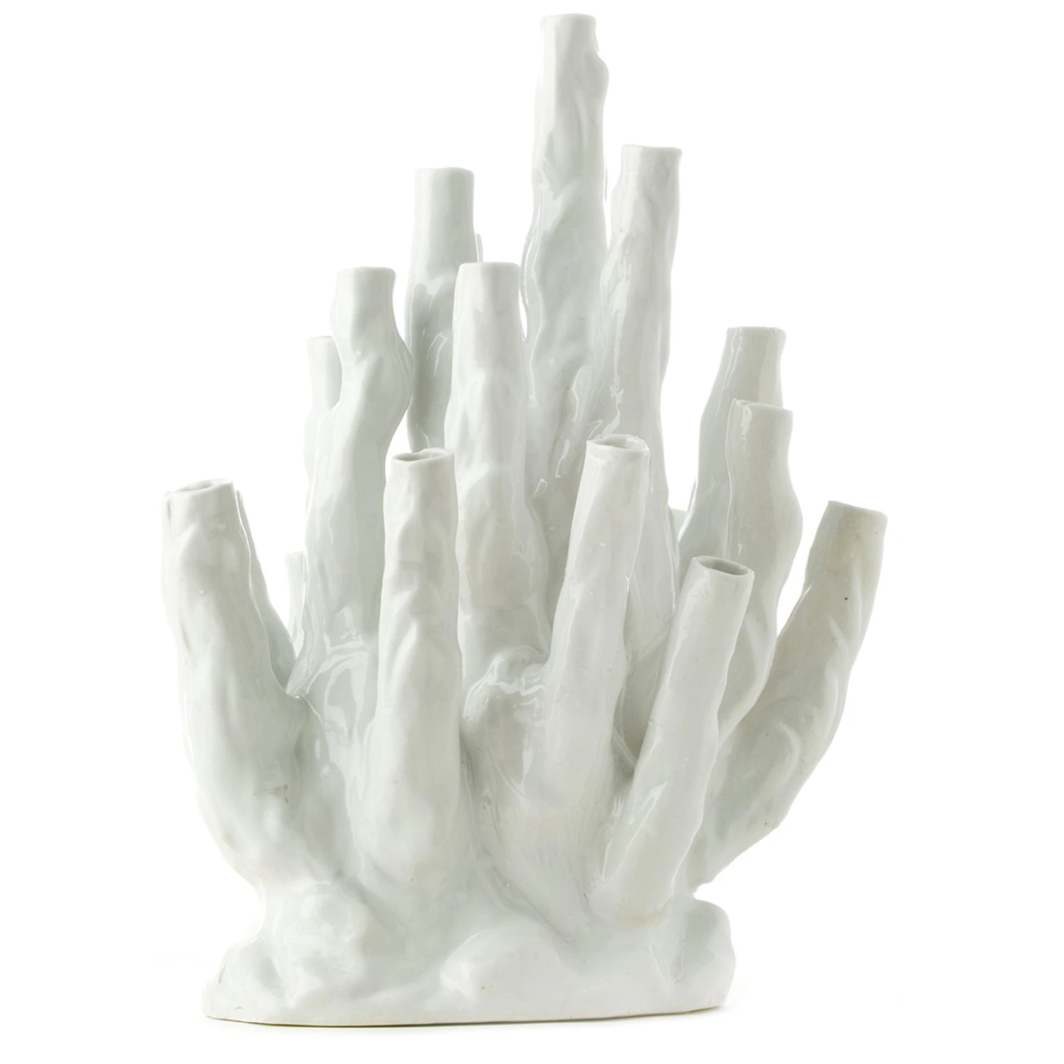 Coral Vase 20 Tulipaner, Hvit
