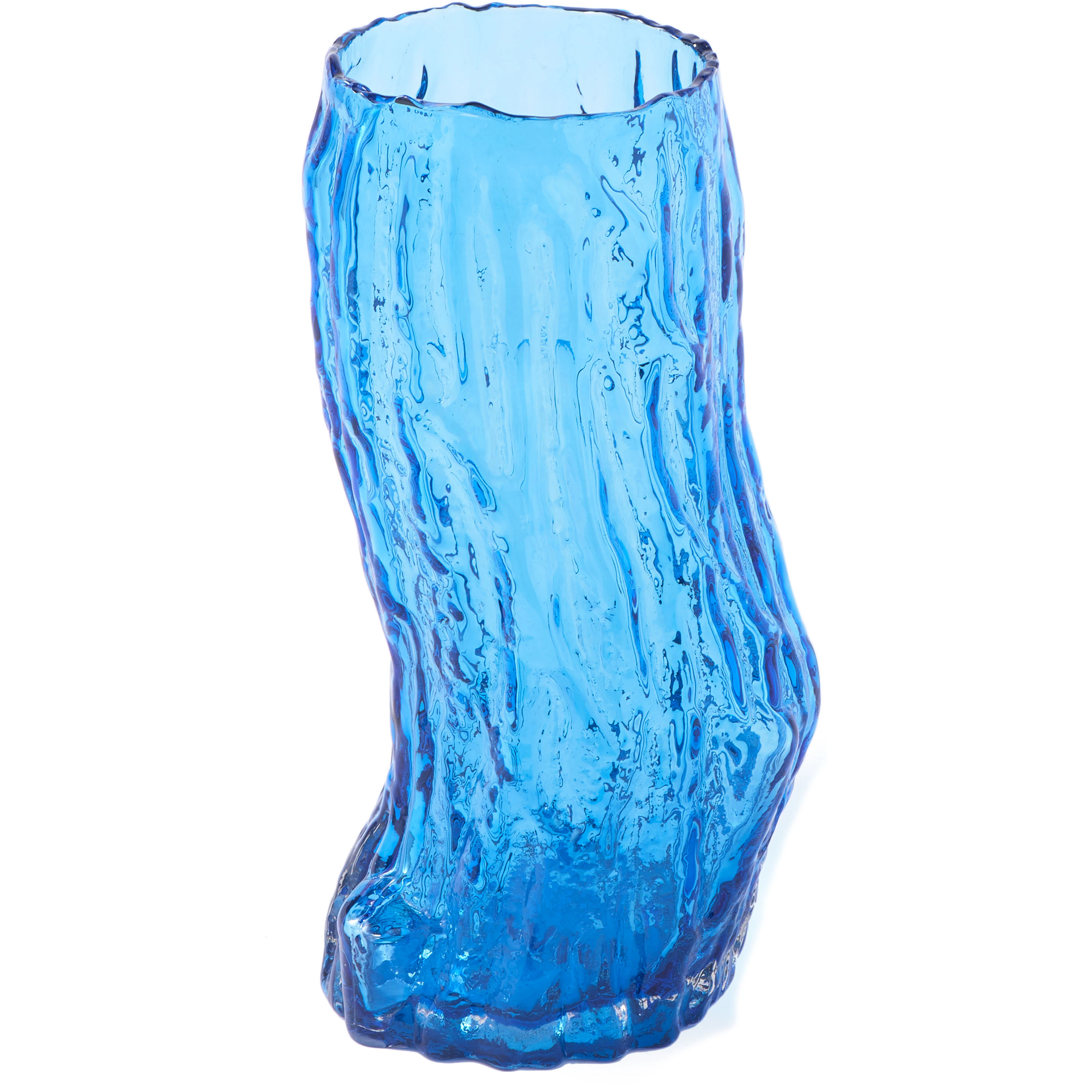 Vase Tree Log Blue M Vase M&oslash;rkebl&aring;, 44 cm