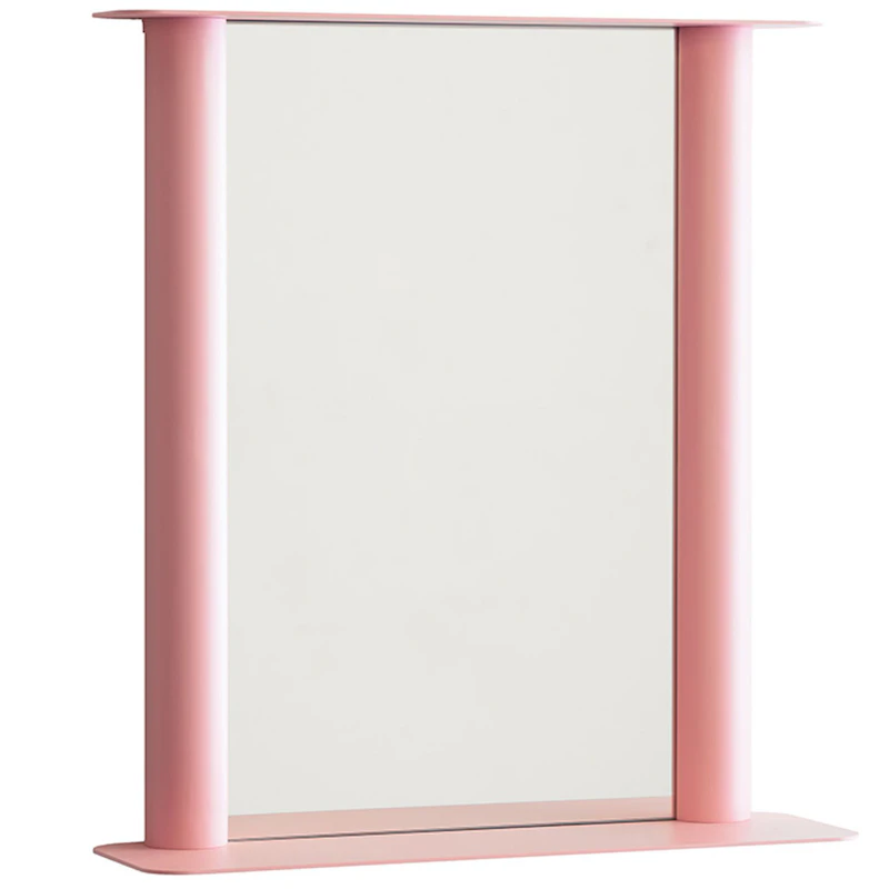 Pipeline Veggspeil 56x60.6 cm, Rosa