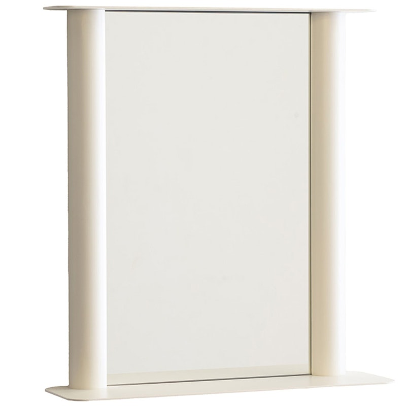 Pipeline Veggspeil 56x60.6 cm, Pearl White