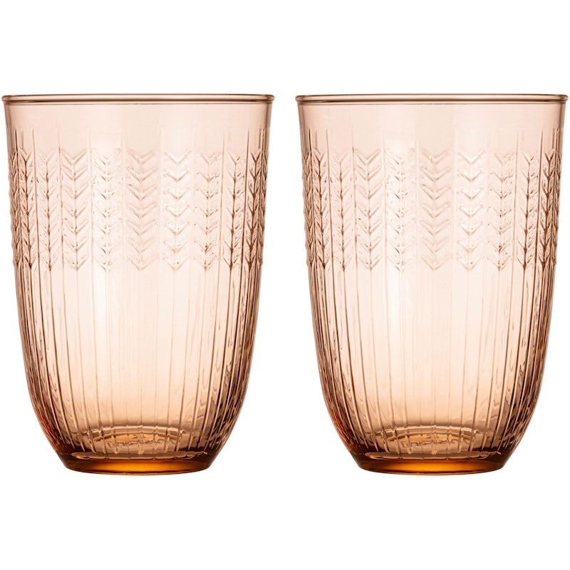 Swedish Grace Drikkeglass 37 cl 2-pk, Caramel